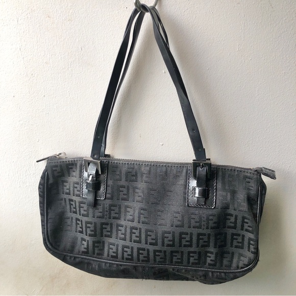 Fendi Zucca Handbag East West - Picture 4 of 14